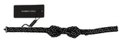 Dolce & Gabbana Elegant Black Polka Dot Silk Bow Tie - ACCEXO