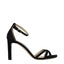 Jimmy Choo Black Leather Stiletto Heel Sandals