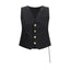 Sacai Black Polyester Waistcoat