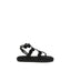 Pierre Hardy Black Calf Leather Bos Taurus Platform Sandals