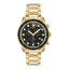 Versace Gold Stainless Steel Dress Watch