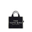 Marc Jacobs Black Cotton Handbag