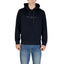 Armani Exchange Blue Cotton Hoodie