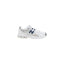 New Balance White Synthetic Athletic Sneakers