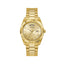 Guess Gold Stainless Steel Dress Watch