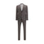 Dsquared² Gray Fleece Wool Two-Piece Suit