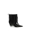 Balenciaga Black Calf Leather Bos Taurus Ankle Boots