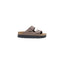 Birkenstock Brown Synthetic Platform Sandals