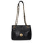 Versace Black Leather Shoulder Bag