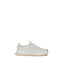 Dolce & Gabbana White Calf Leather Bos Taurus Athletic Sneakers