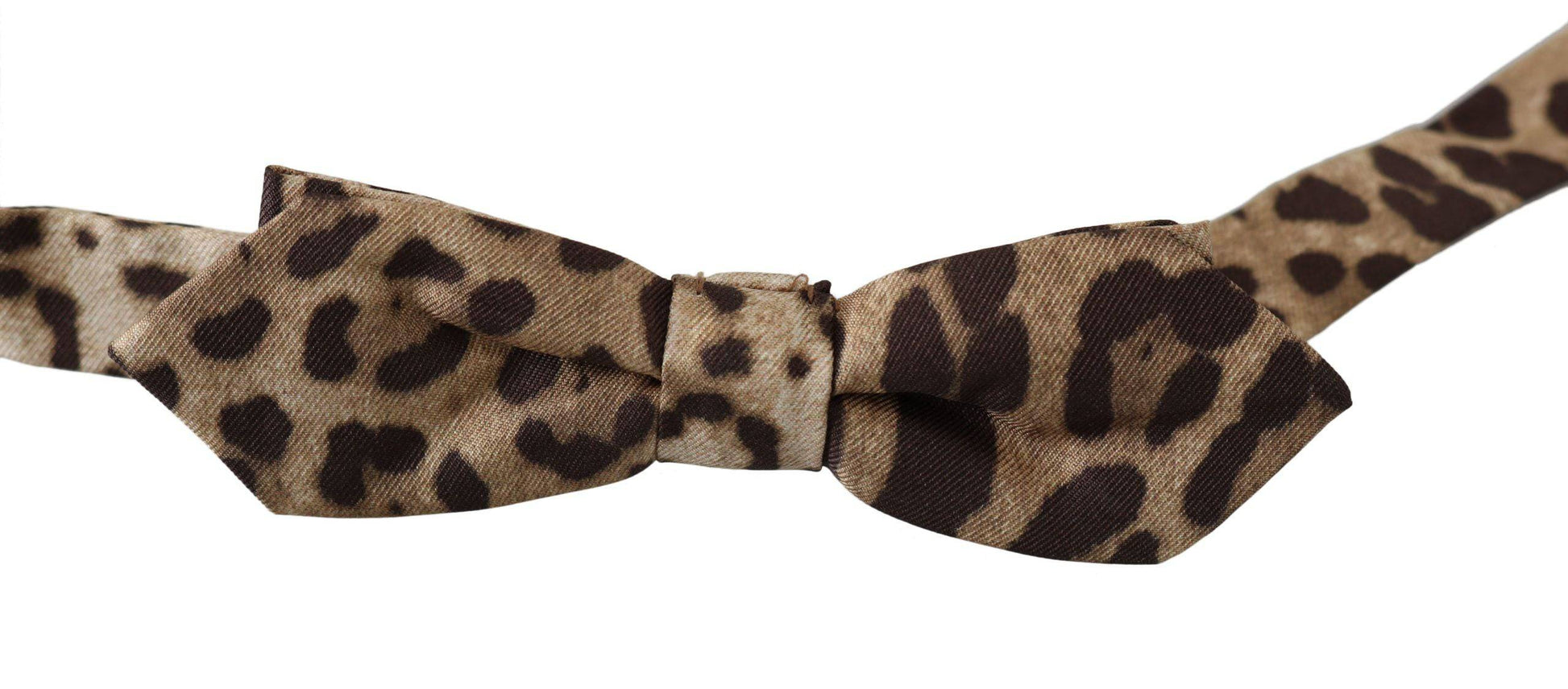 Dolce & Gabbana Exquisite Silk Leopard Print Bow Tie - ACCEXO