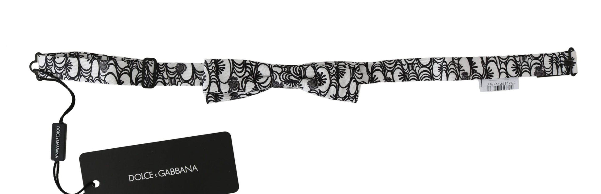 Dolce & Gabbana Exquisite Silk Bow Tie with Pattern - ACCEXO