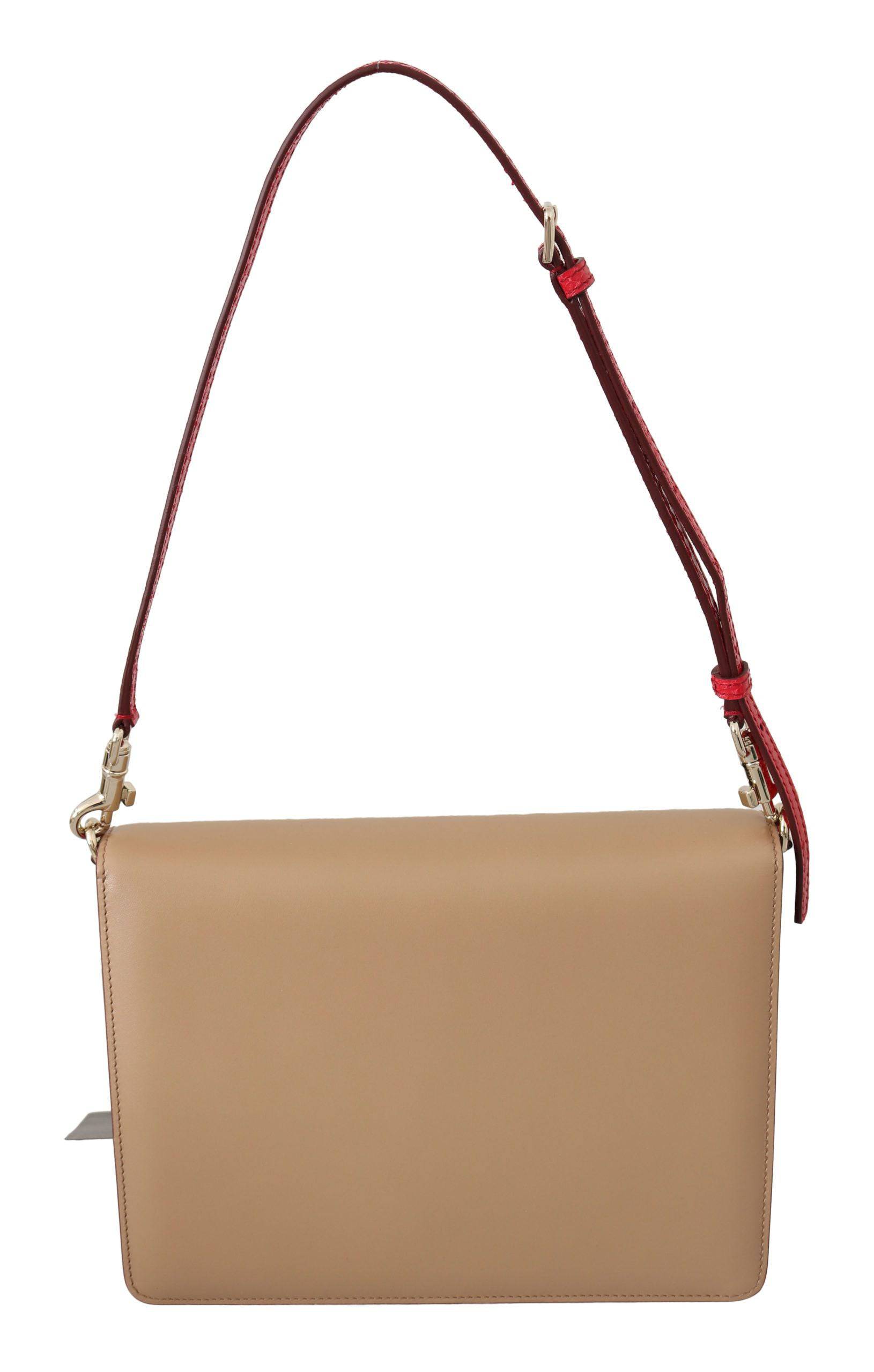 Dolce & Gabbana Exquisite LUCIA Leather Shoulder Bag - ACCEXO
