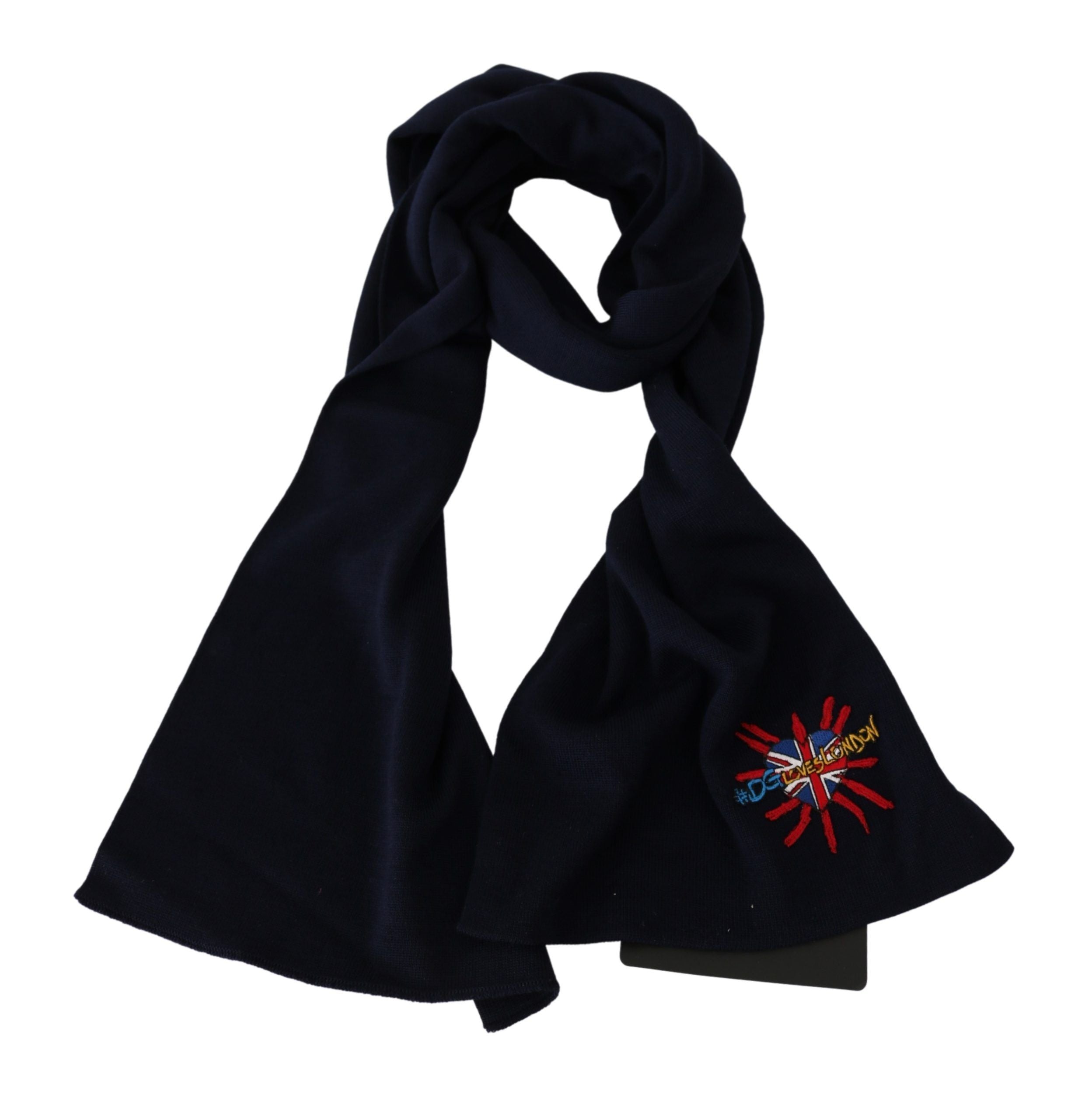 Dolce & Gabbana Elegant Virgin Wool Men's Scarf - ACCEXO