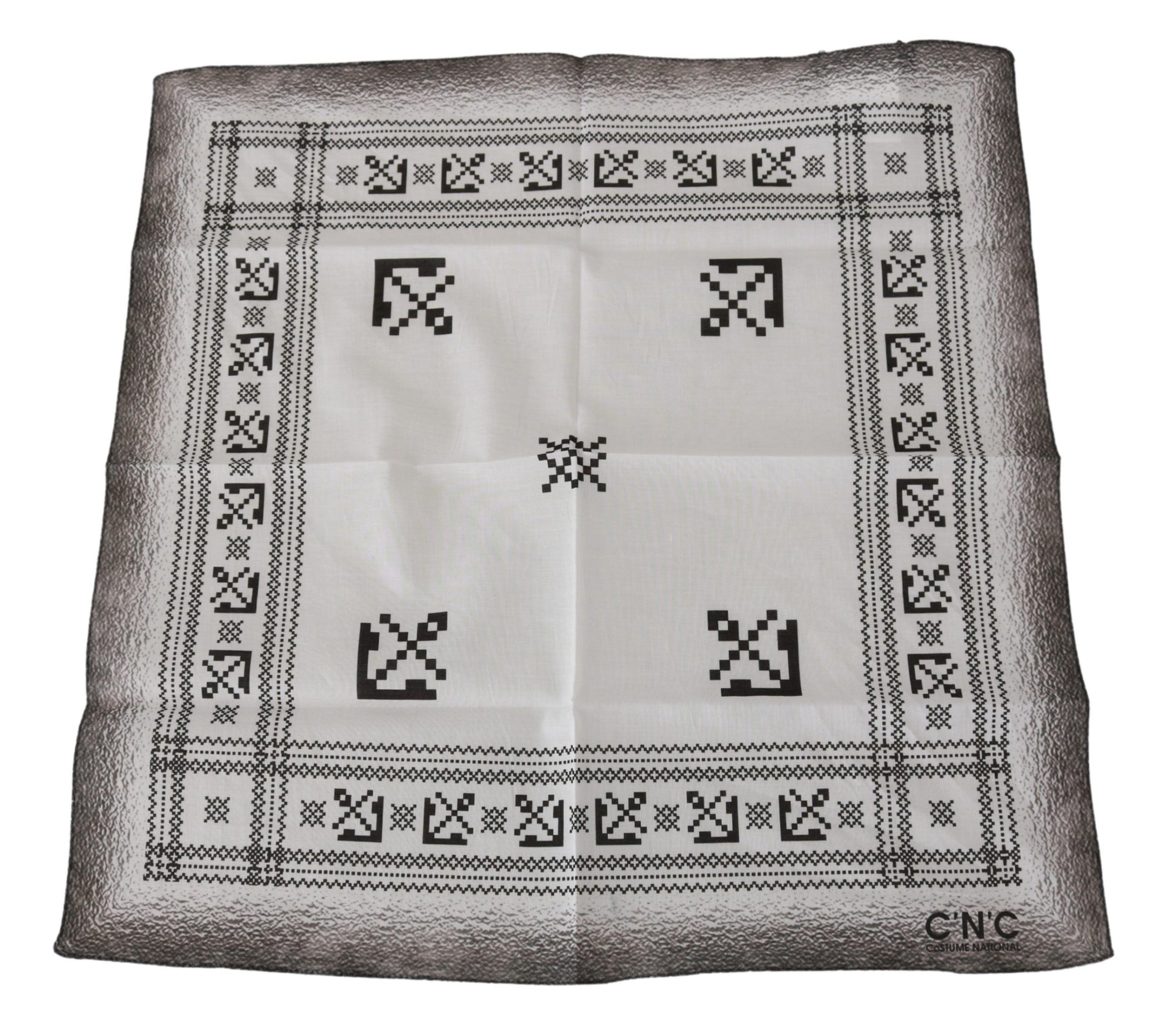Costume National Chic White Cotton Men's Scarf - ACCEXO
