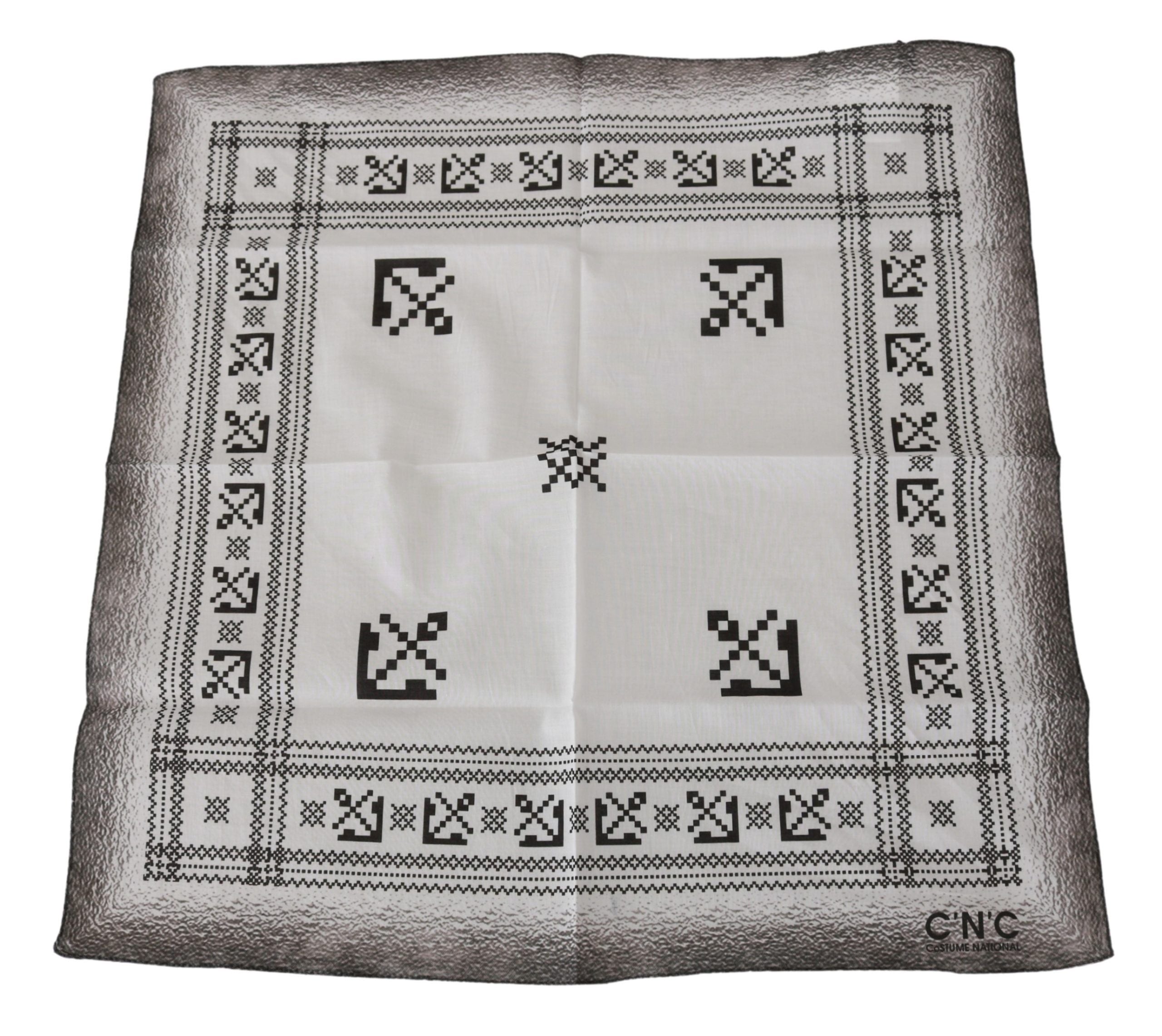 Costume National Chic White Cotton Men's Scarf - ACCEXO
