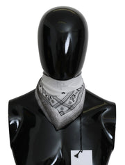 Costume National Chic White Cotton Men's Scarf - ACCEXO