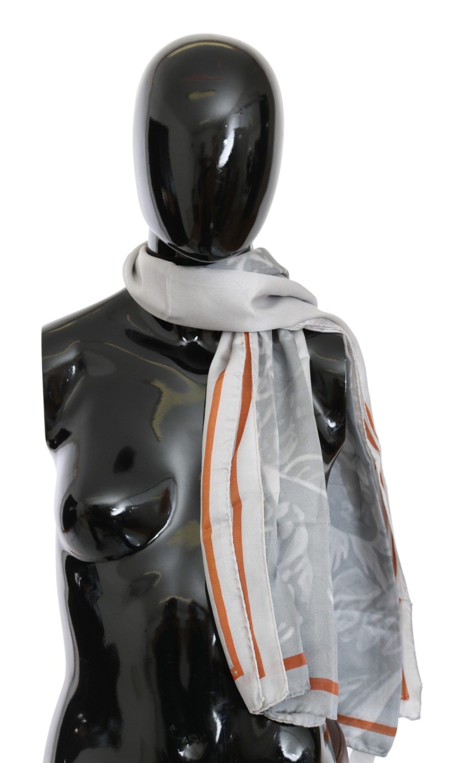 Costume National Elegant Silk Floral Scarf - ACCEXO