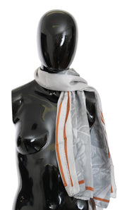 Costume National Elegant Silk Floral Scarf - ACCEXO