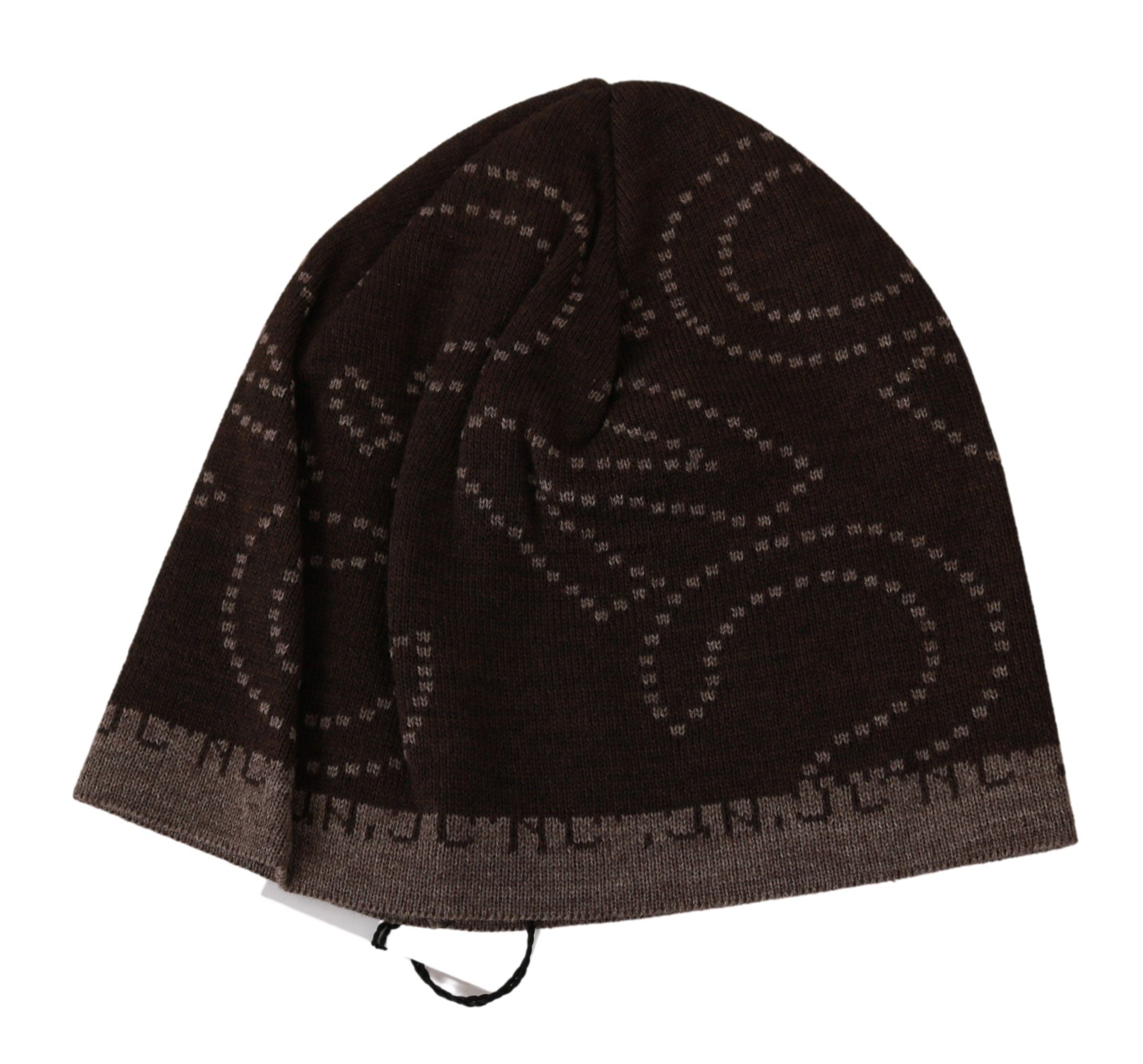 Costume National Chic Two-Tone Wool Blend Beanie - ACCEXO