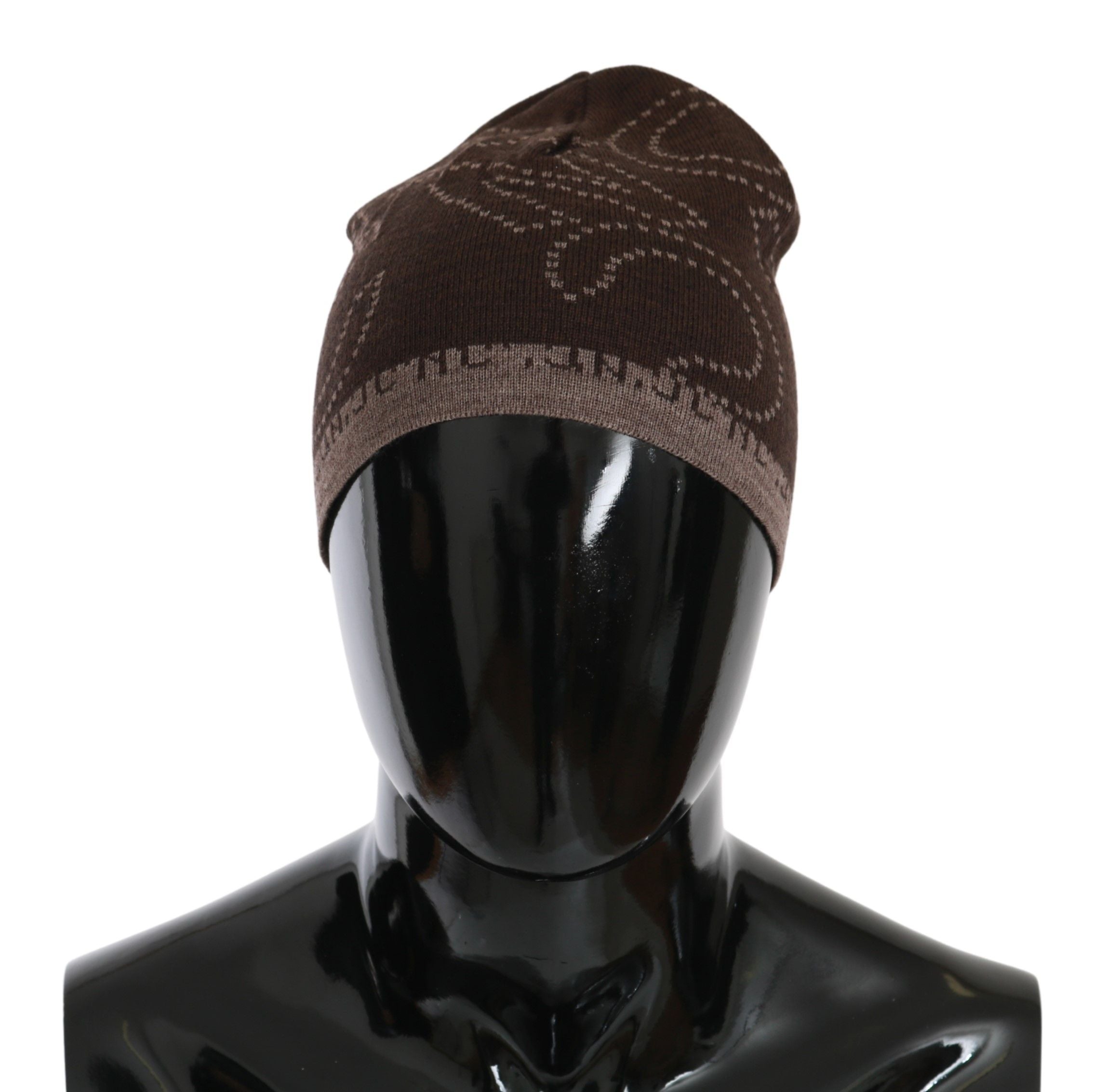 Costume National Chic Two-Tone Wool Blend Beanie - ACCEXO