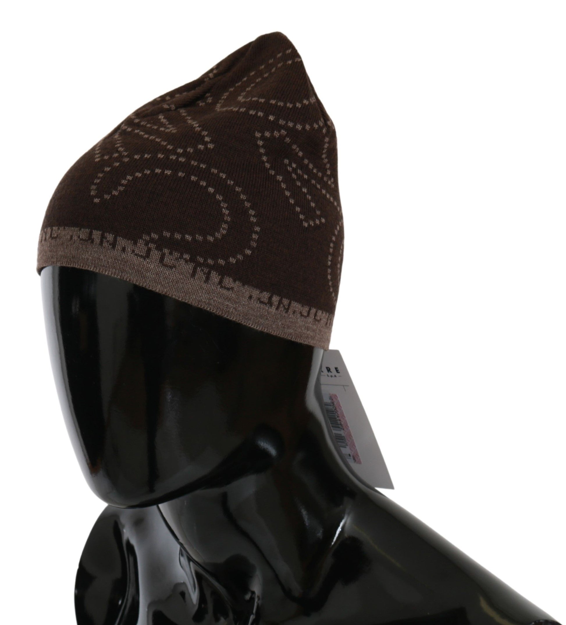 Costume National Chic Two-Tone Wool Blend Beanie - ACCEXO