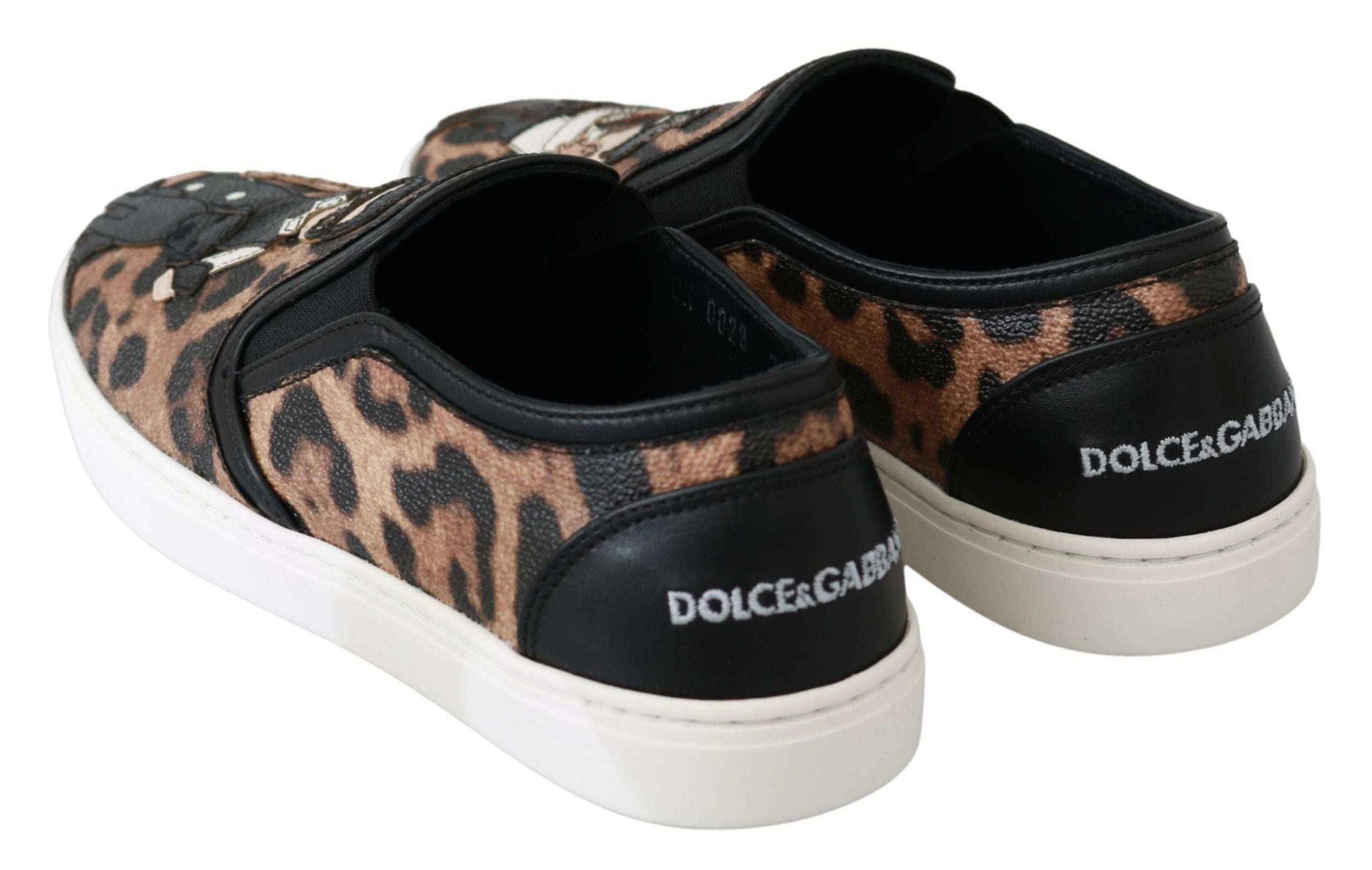 Dolce & Gabbana Chic Leopard Print Loafers for Elegant Comfort - ACCEXO
