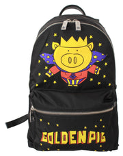 Dolce & Gabbana Golden Pig Motif Luxe Backpack - ACCEXO