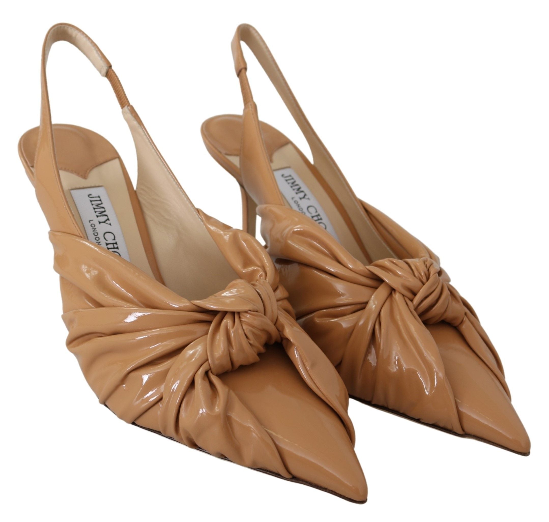 Jimmy Choo Elegant Pointed Toe Leather Pumps - ACCEXO