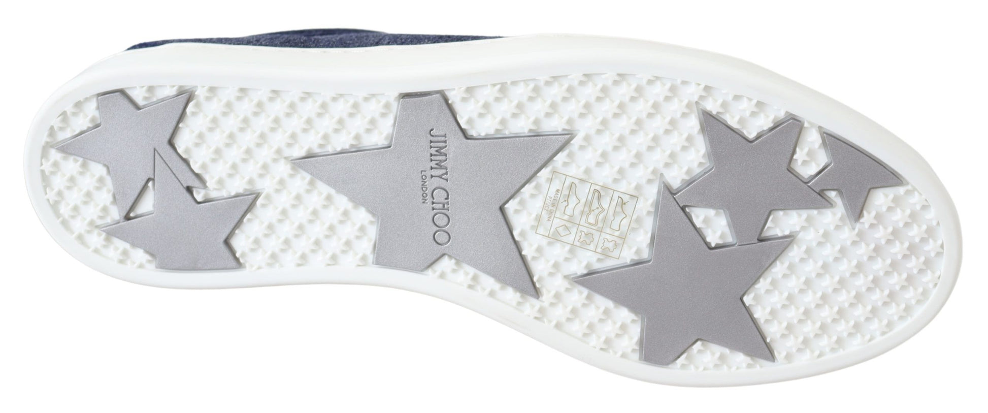 Jimmy Choo Chic Slip-On Blue Denim Suede Sneakers - ACCEXO