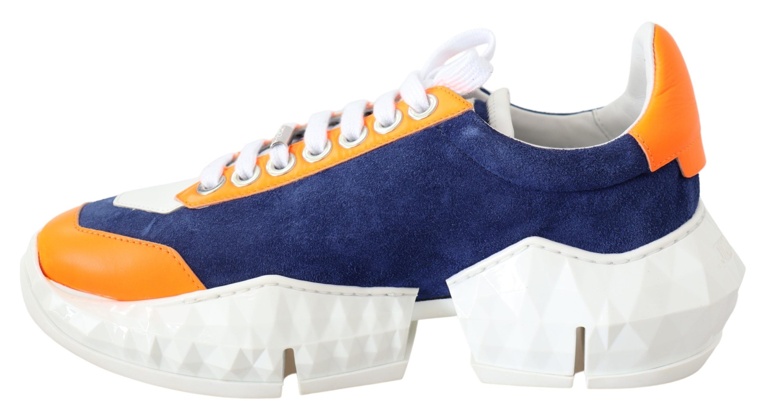 Jimmy Choo Electric Elegance Leather Mix Sneakers - ACCEXO
