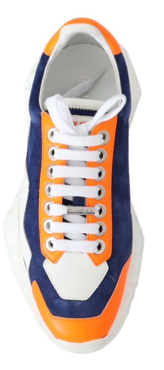 Jimmy Choo Electric Elegance Leather Mix Sneakers - ACCEXO
