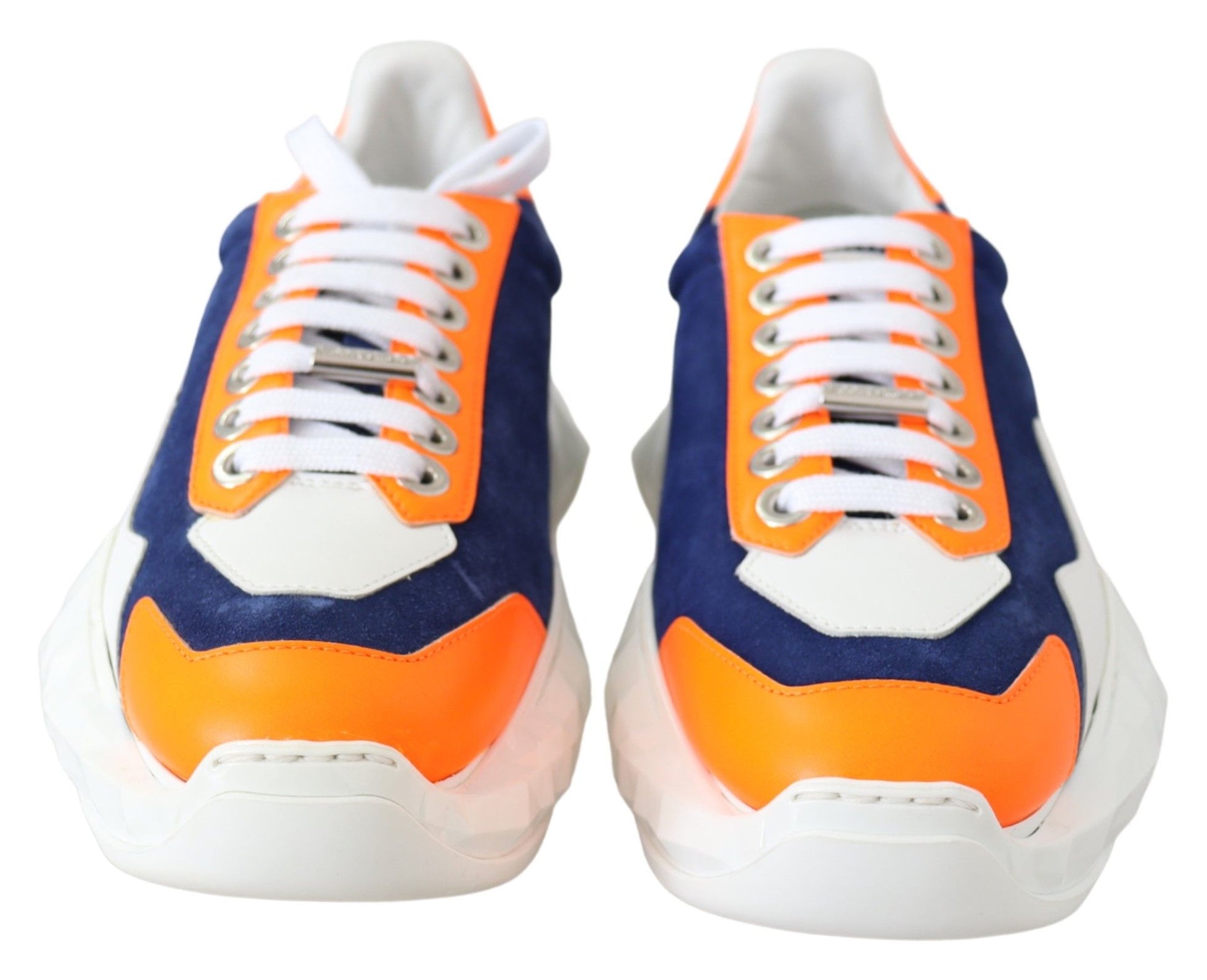 Jimmy Choo Electric Elegance Leather Mix Sneakers - ACCEXO