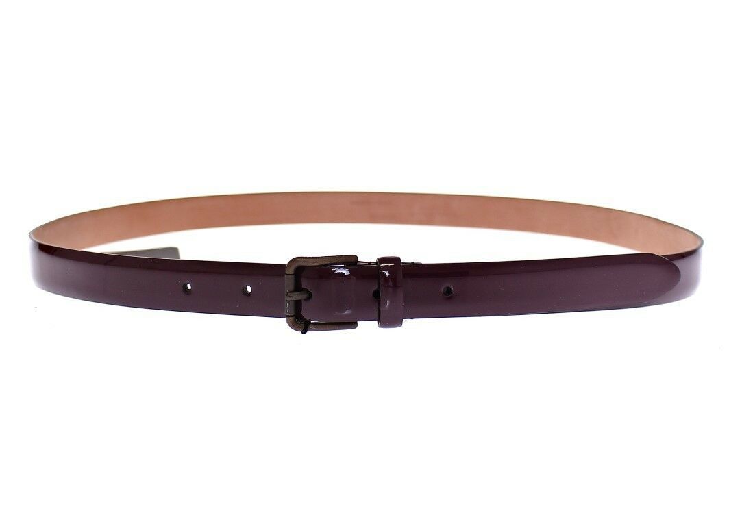 Dolce & Gabbana Elegant Purple Leather Belt - ACCEXO