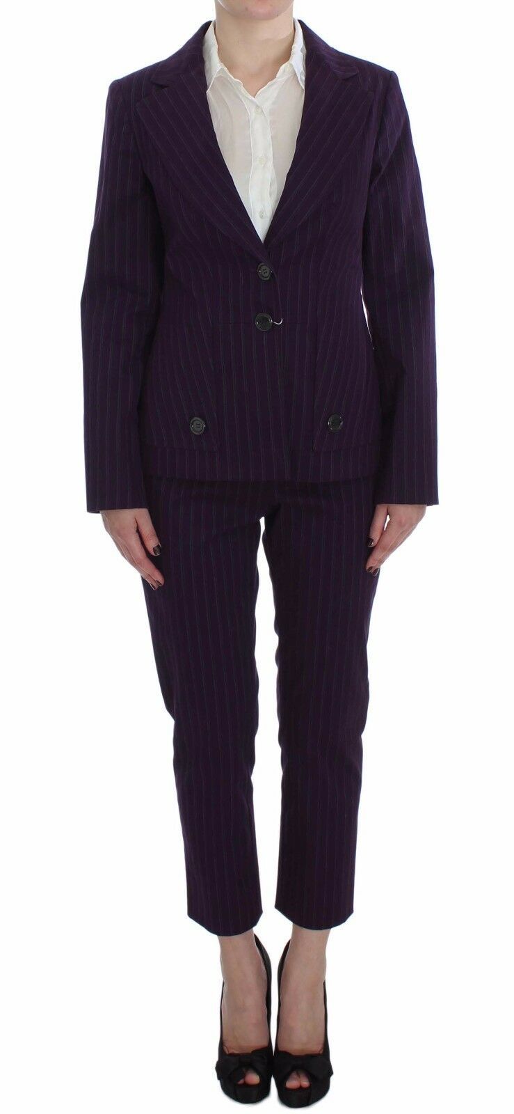 BENCIVENGA Elegant Striped Pant & Blazer Suit - ACCEXO