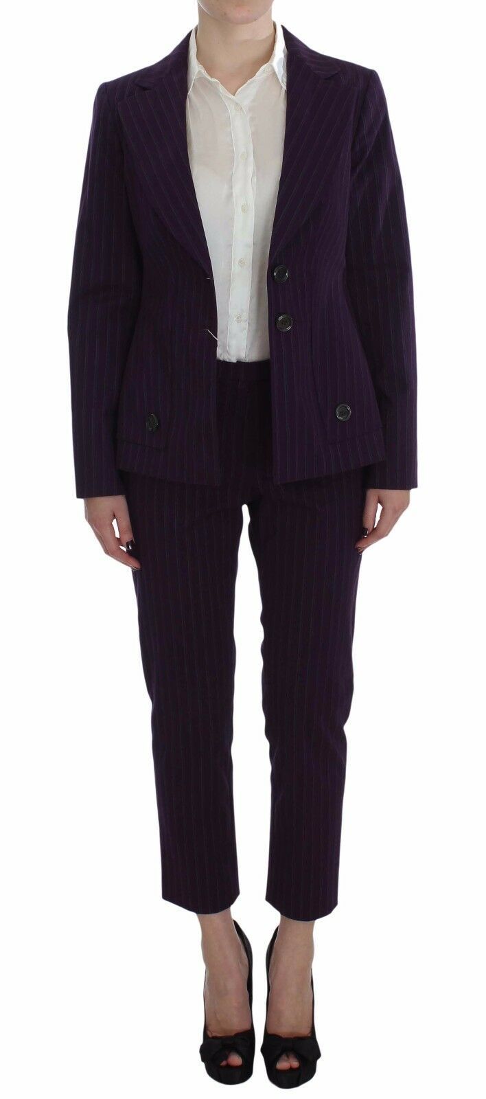 BENCIVENGA Elegant Striped Pant & Blazer Suit - ACCEXO