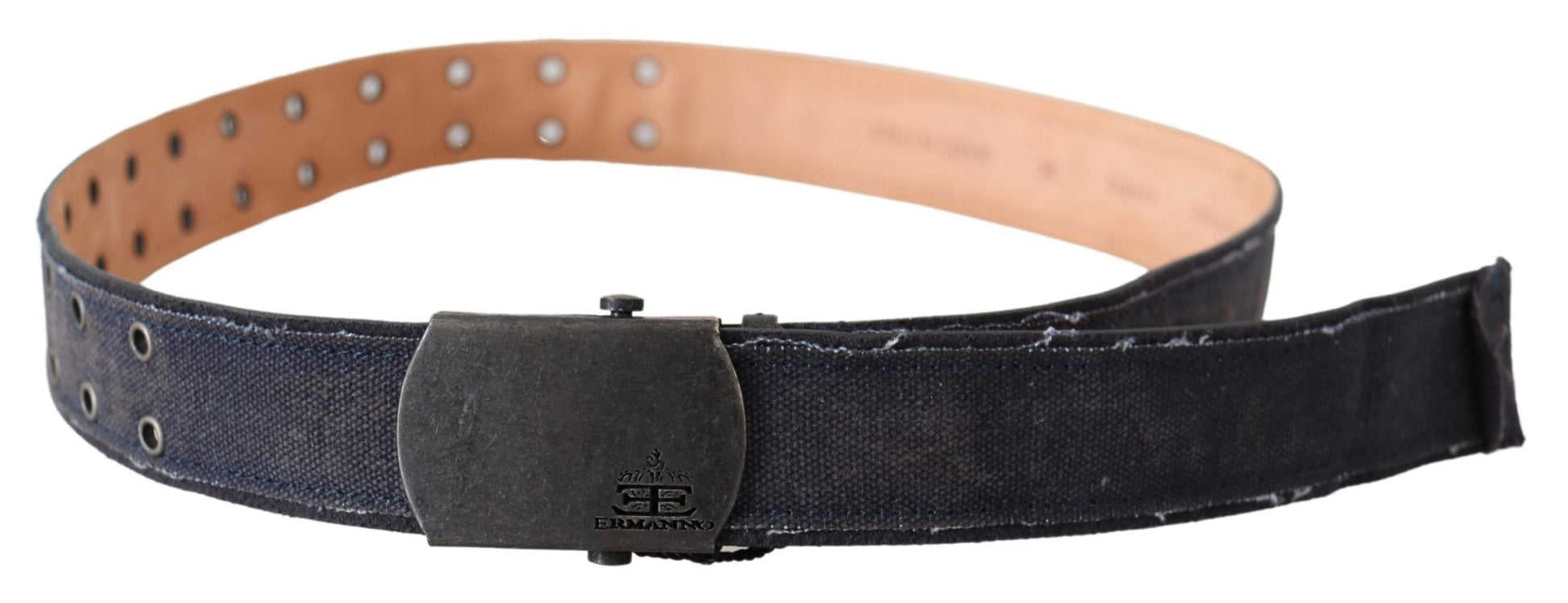 Ermanno Scervino Chic Blue Leather Waist Belt - ACCEXO