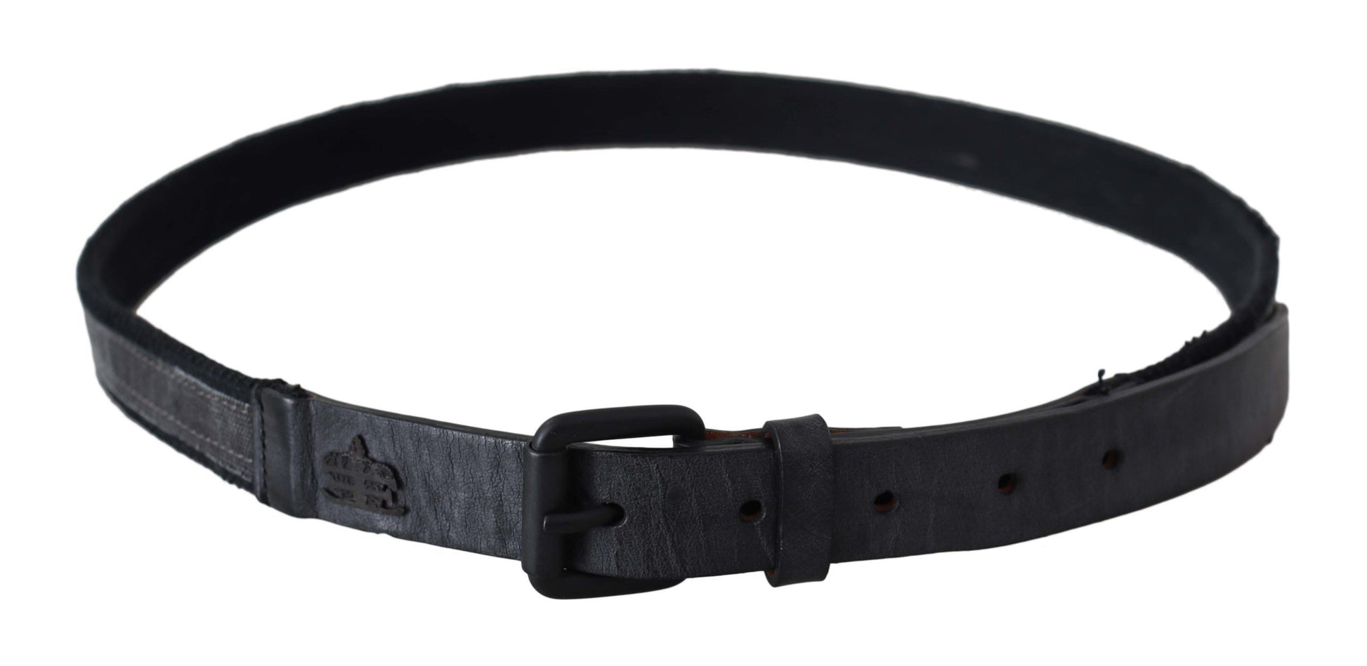 Ermanno Scervino Chic Black Leather Waist Belt - ACCEXO