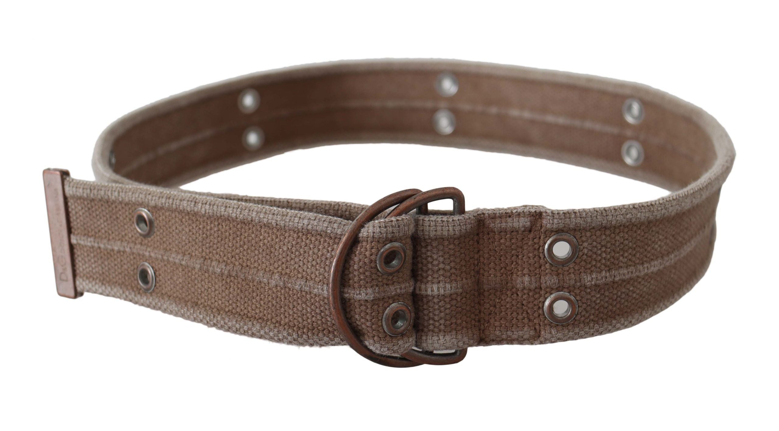 Dolce & Gabbana Chic Beige Leather Adjustable Belt - ACCEXO