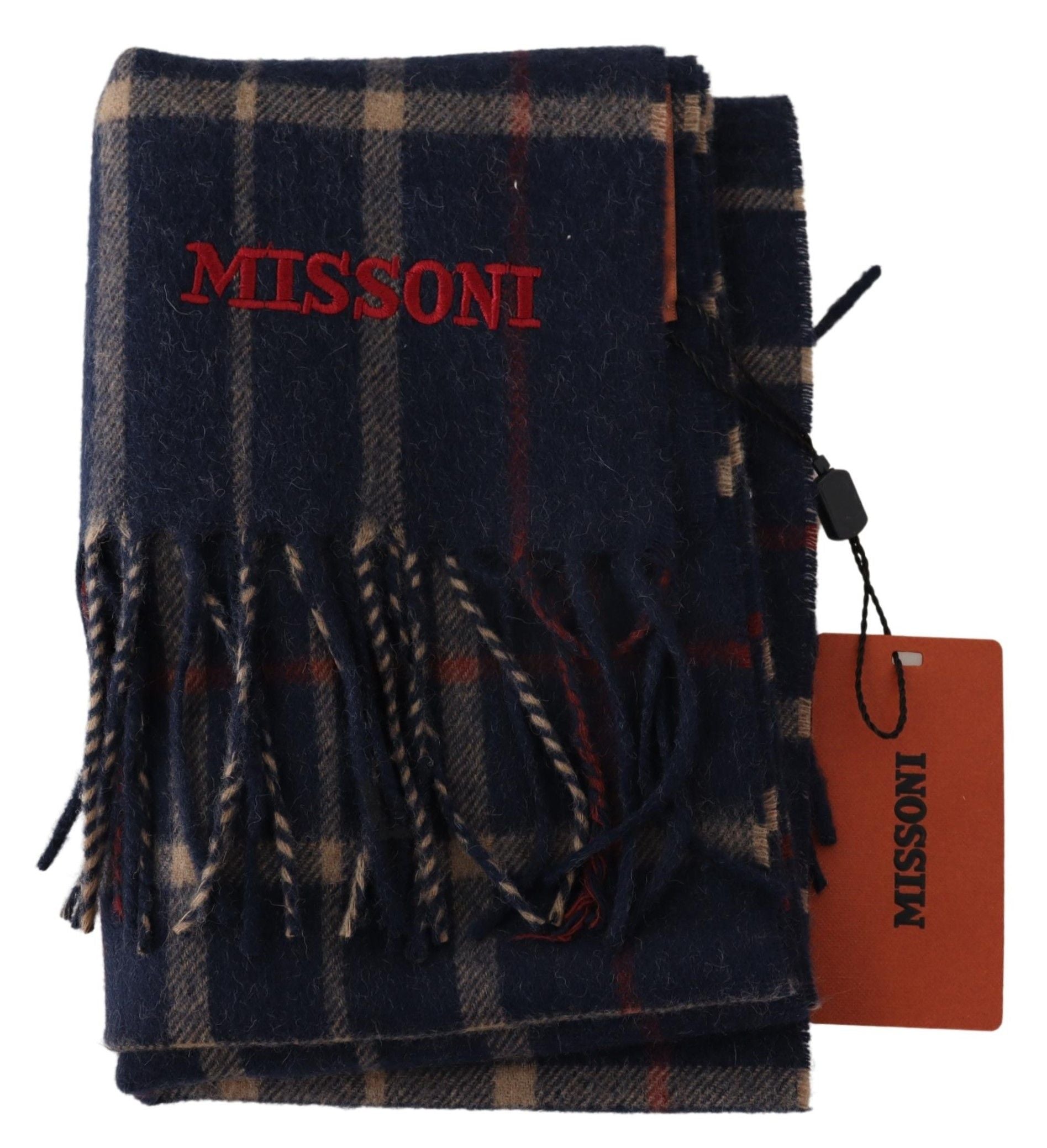 Missoni Chic Unisex Camel Hair Designer Scarf - ACCEXO