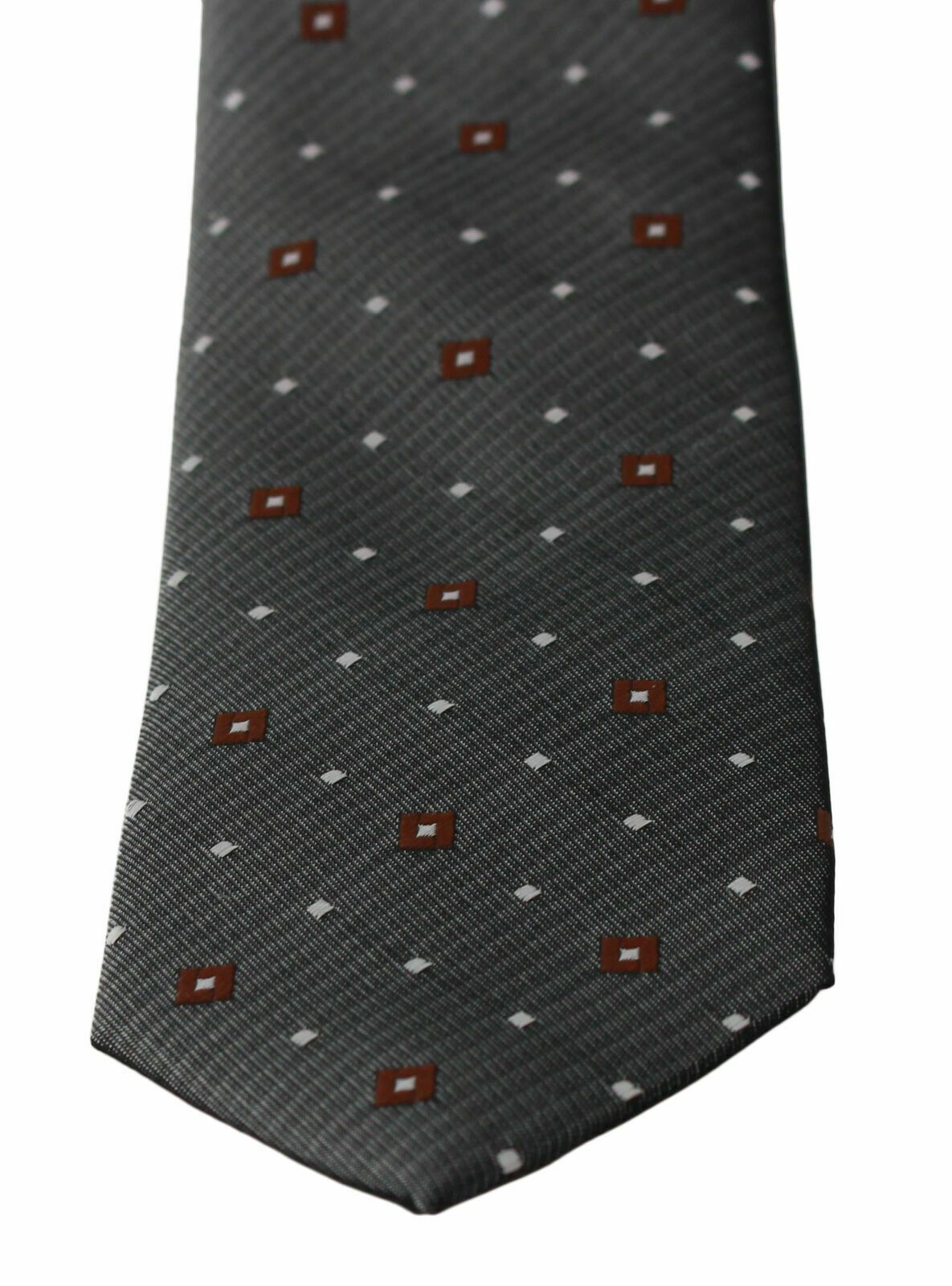 Dolce & Gabbana Elegant Gray Patterned Silk Blend Neck Tie - ACCEXO