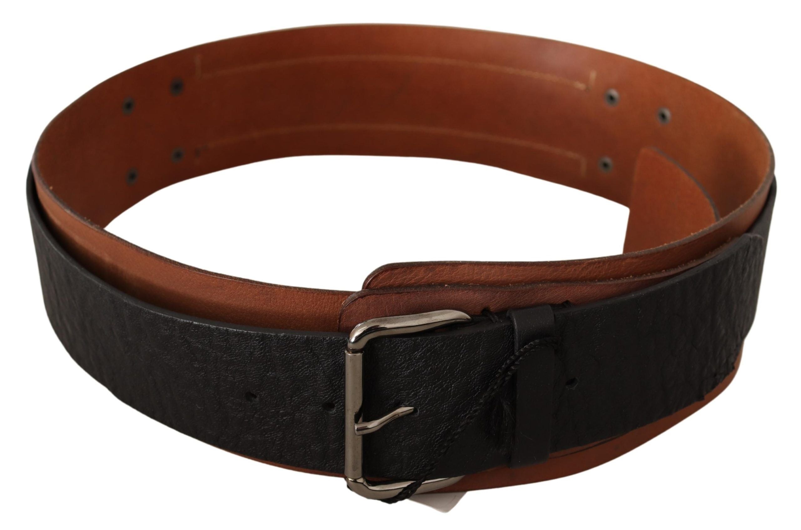 Costume National Elegant Dual-Tone Leather Fashion Belt - ACCEXO
