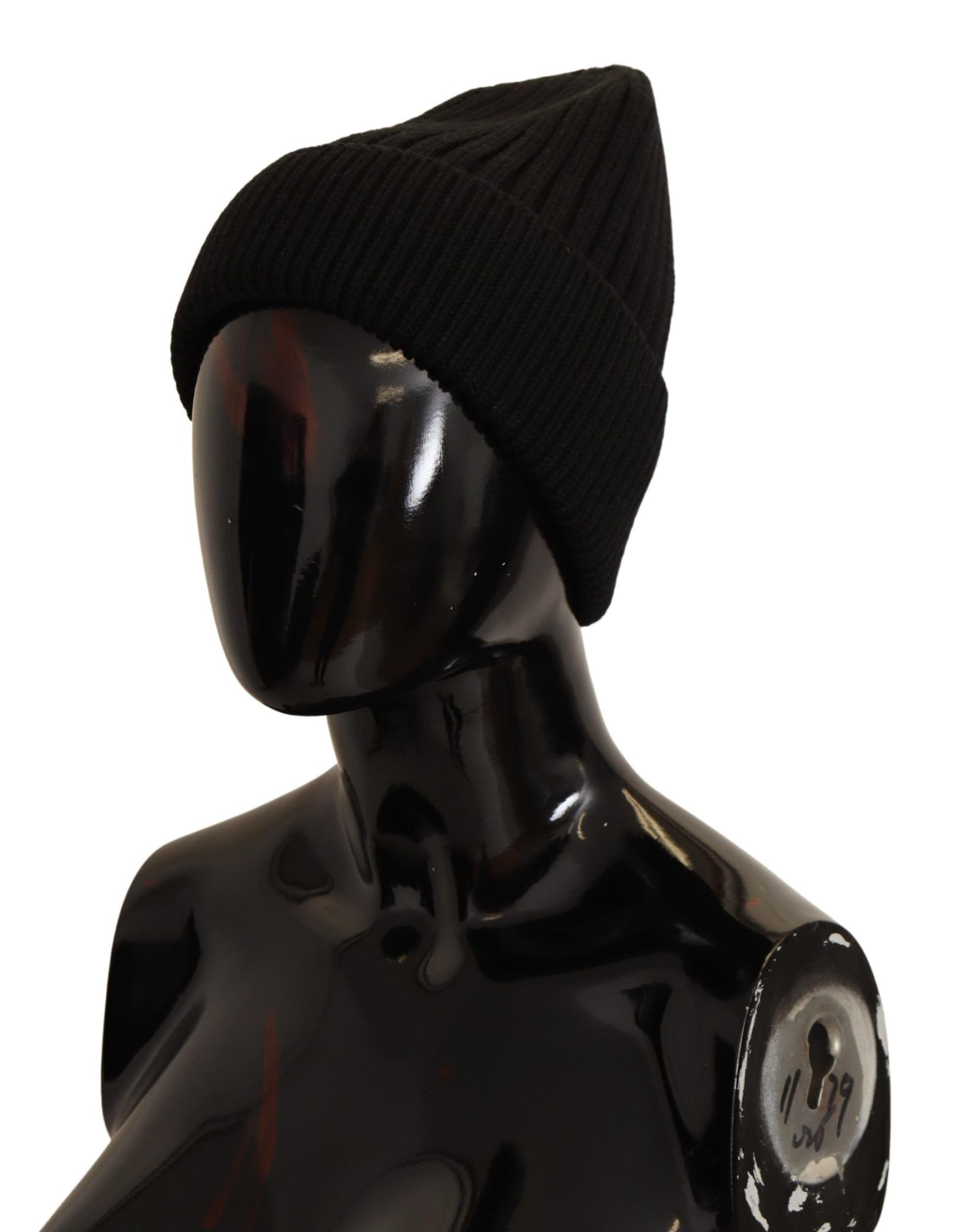 Dolce & Gabbana Elegant Cable Knit Wool Beanie with Fleece Liner - ACCEXO