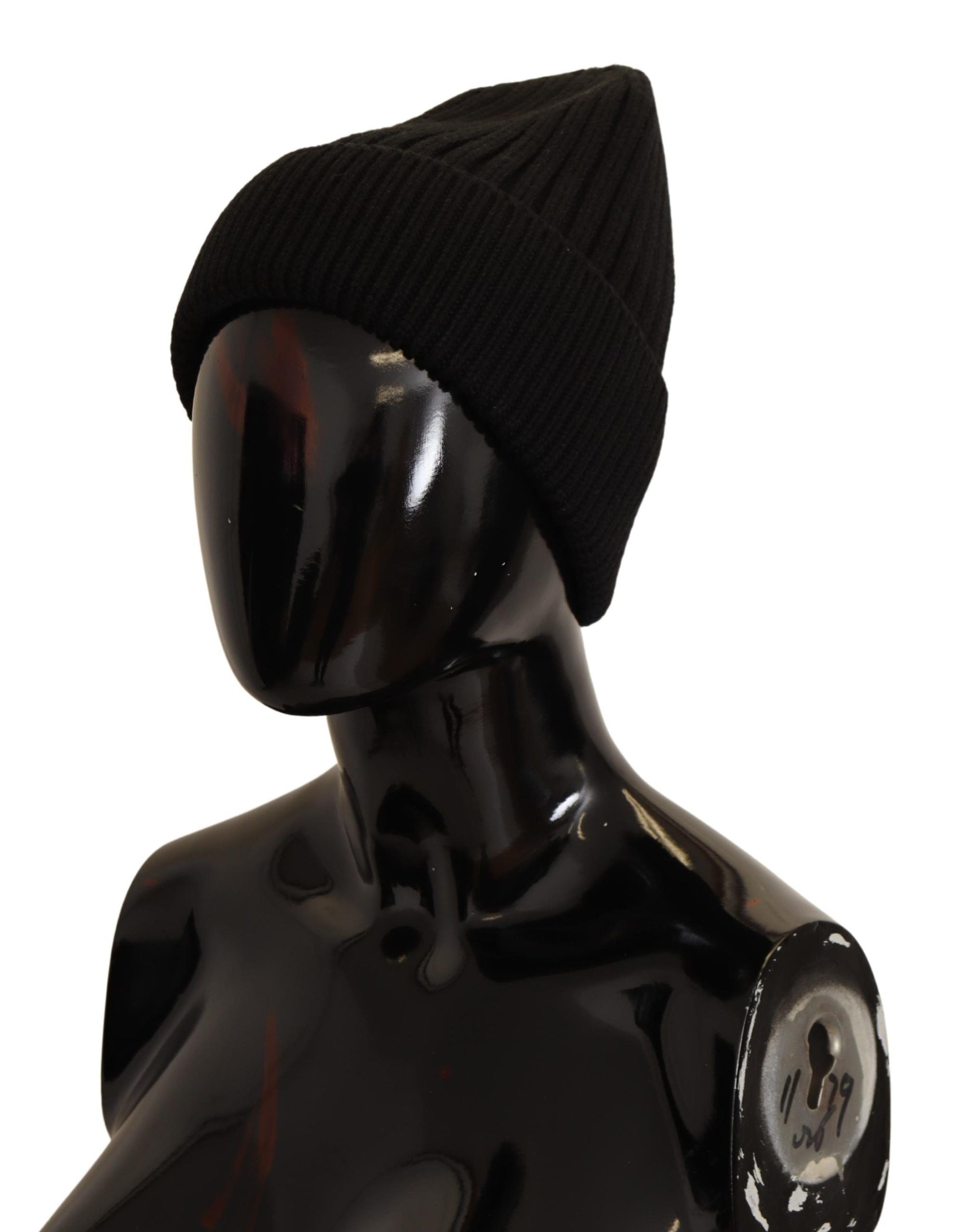 Dolce & Gabbana Elegant Cable Knit Wool Beanie with Fleece Liner - ACCEXO