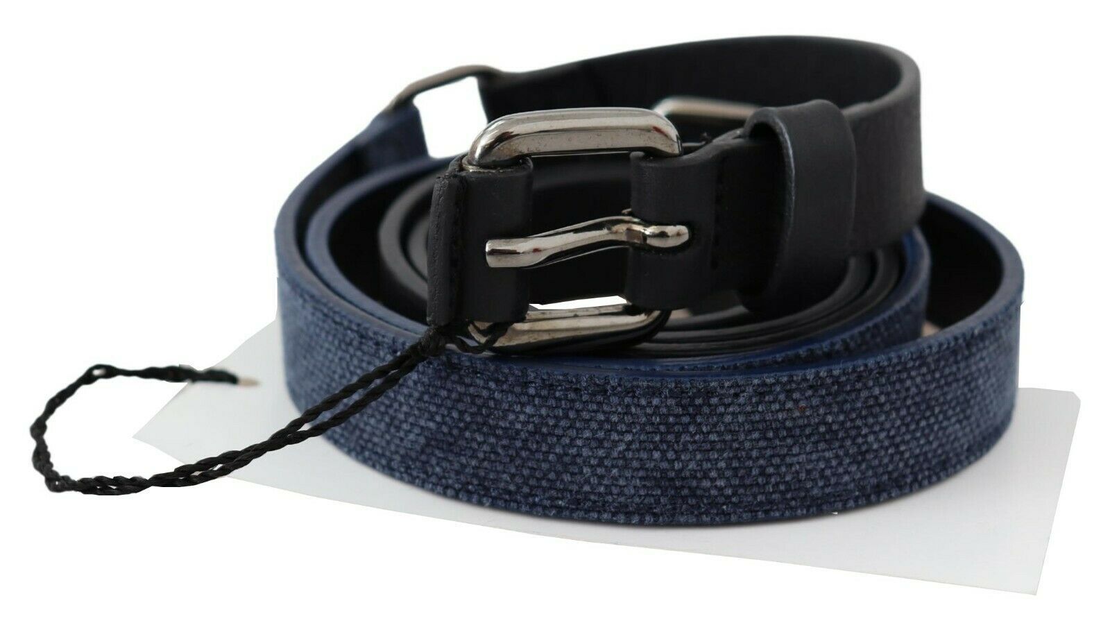 Costume National Elegant Black Leather Adjustable Belt - ACCEXO