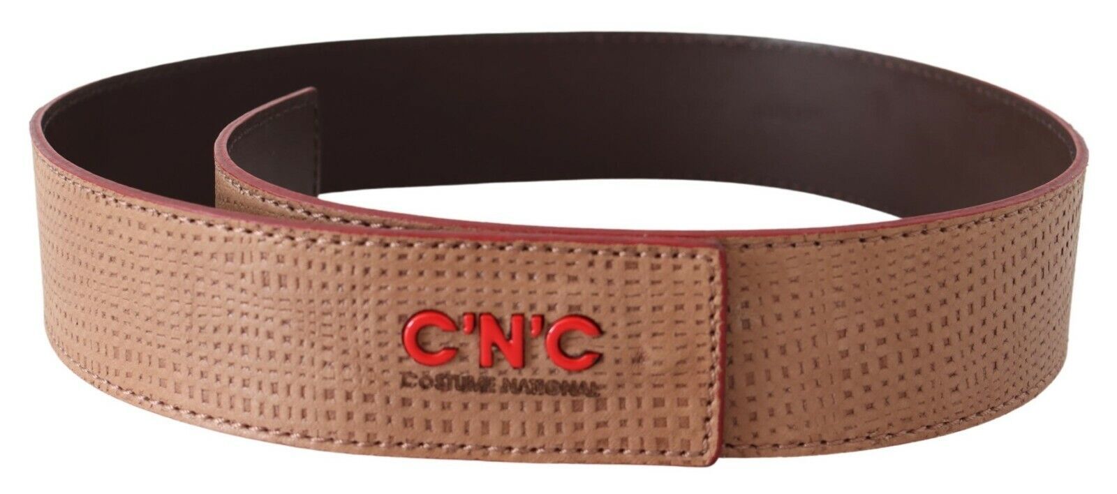 Costume National Elegant Beige Leather Fashion Belt - ACCEXO