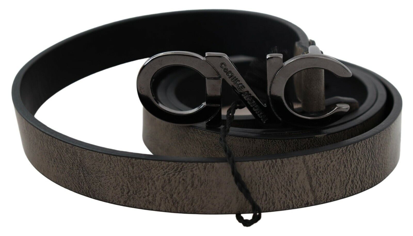 Costume National Elegant Dark Brown Leather Belt - ACCEXO