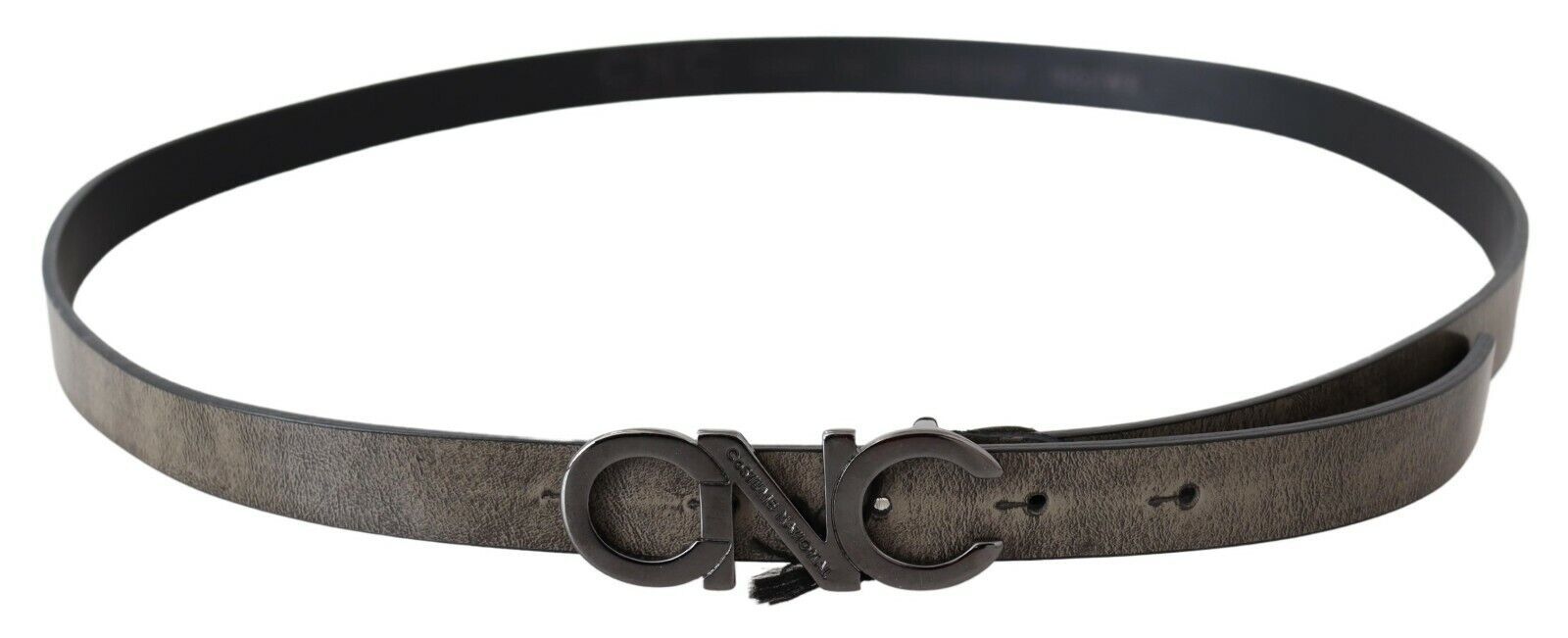 Costume National Elegant Dark Brown Leather Belt - ACCEXO