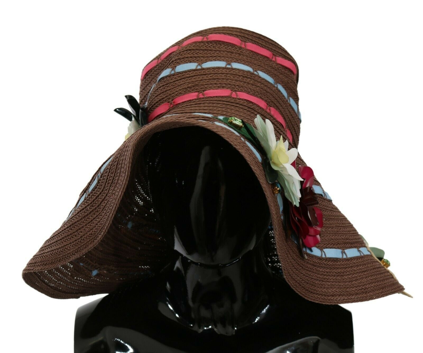 Dolce & Gabbana Elegant Floppy Floral Wide Brim Hat - ACCEXO