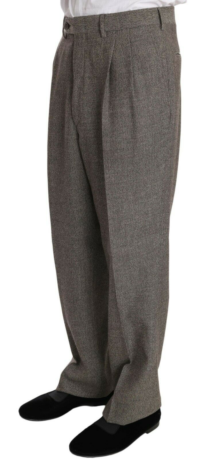 Fendi Elegant Light Brown Wool Men's Suit - ACCEXO